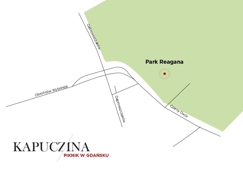 Mapa Park im. Ronalda Reagana
