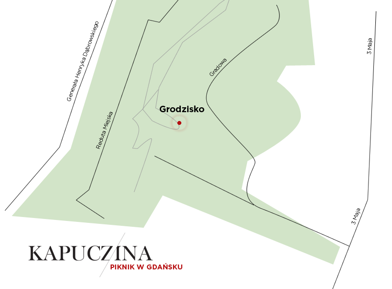 Mapa Grodziska