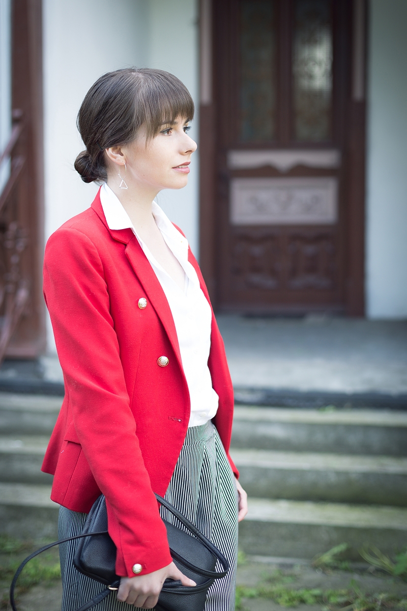 Czerwono-biało- czarny zestaw