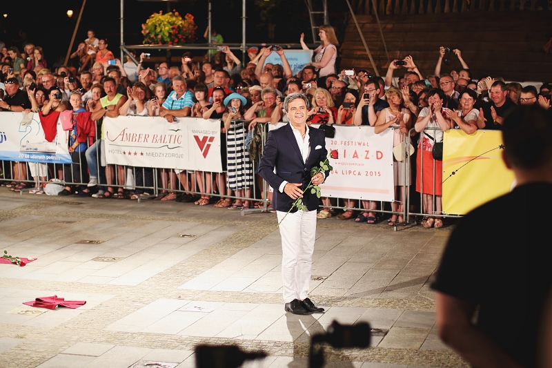 Piotr Polk na Festiwalu Gwiazd w Międzyzdrojach