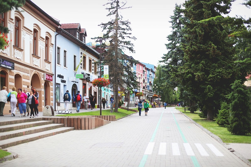 Rynek w słowackim Popradzie Rynek w słowackim Popradzie