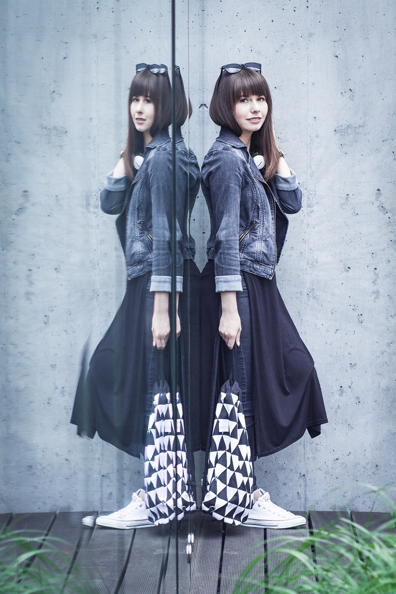 Sesja zdjęciowa - odbicie lustrzane 