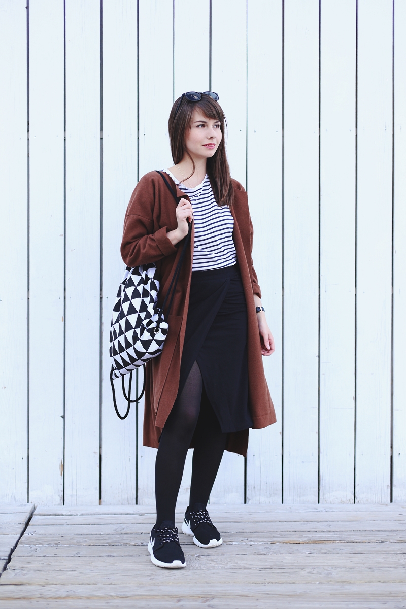 Spódnica w kopertę