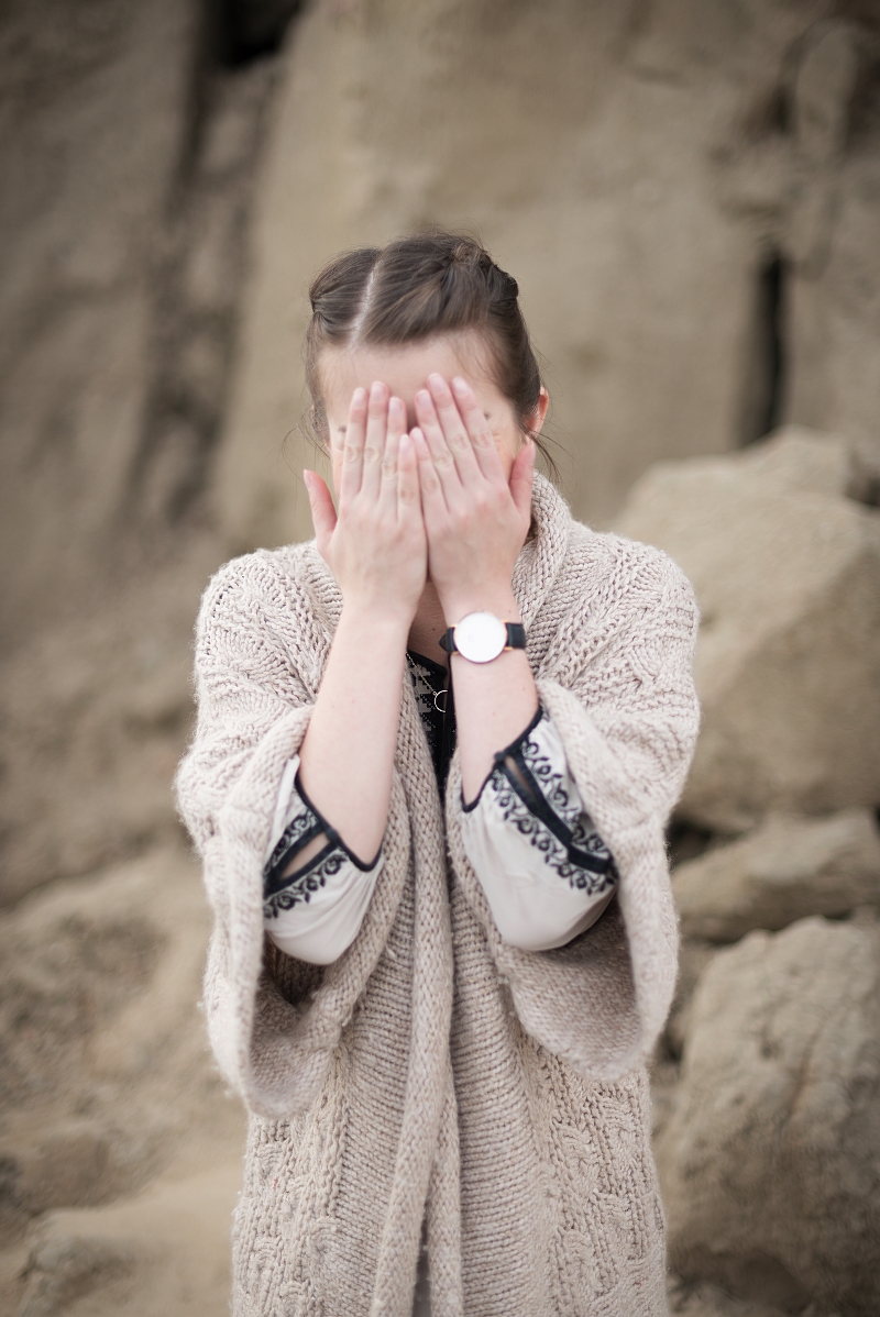 Backstage sesji zdjęciowej na blog