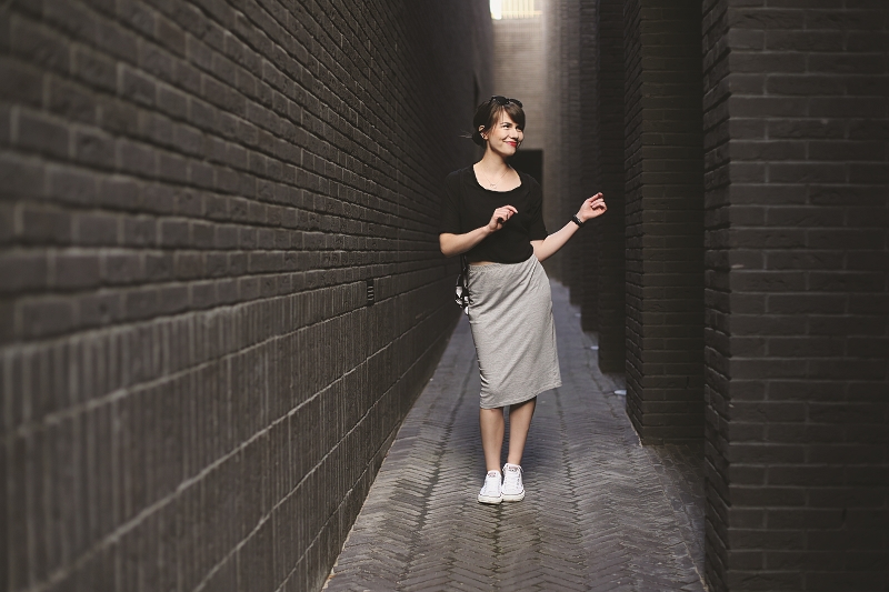 Backstage sesji zdjęciowej na blog