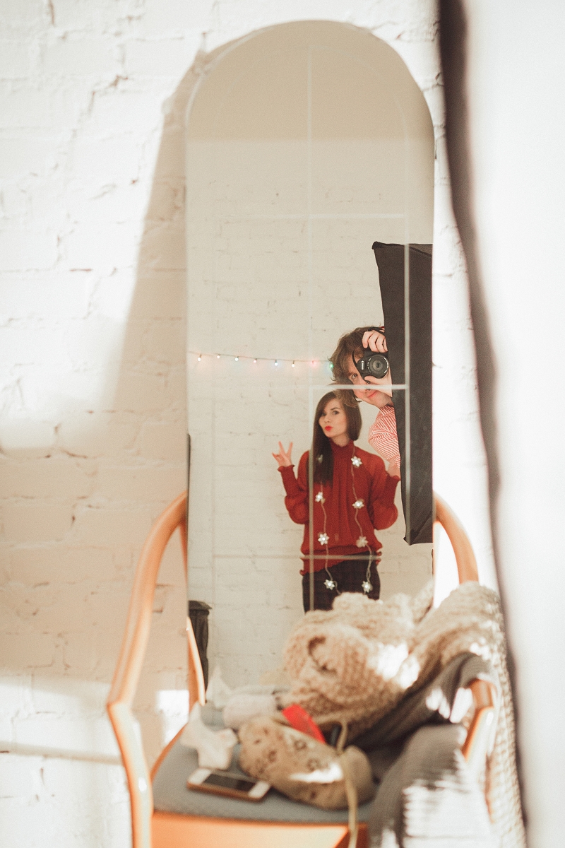 Backstage sesji zdjęciowych