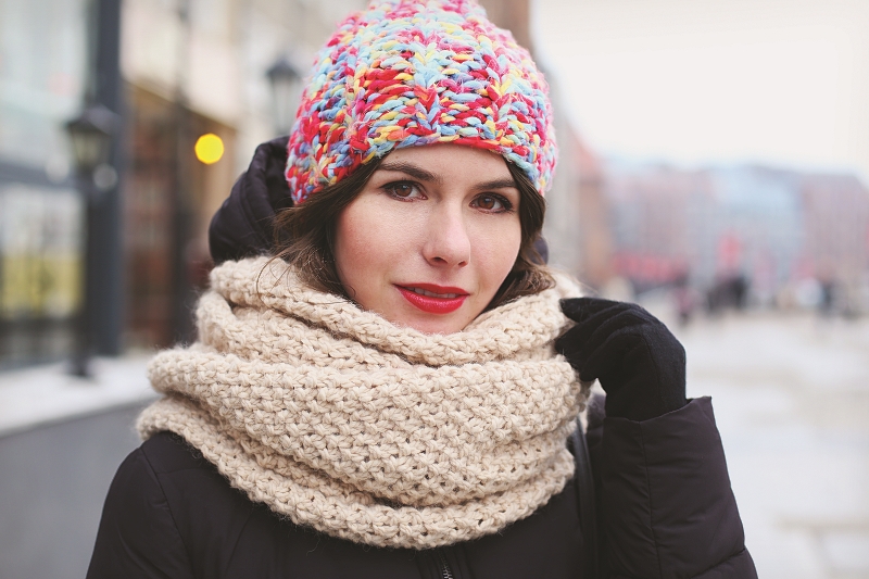 Make up - czerwone usta