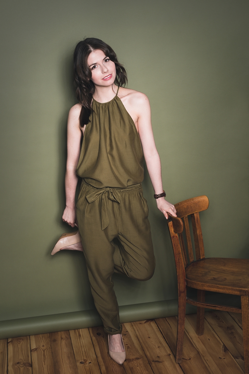 Luźny kombinezon maxi 