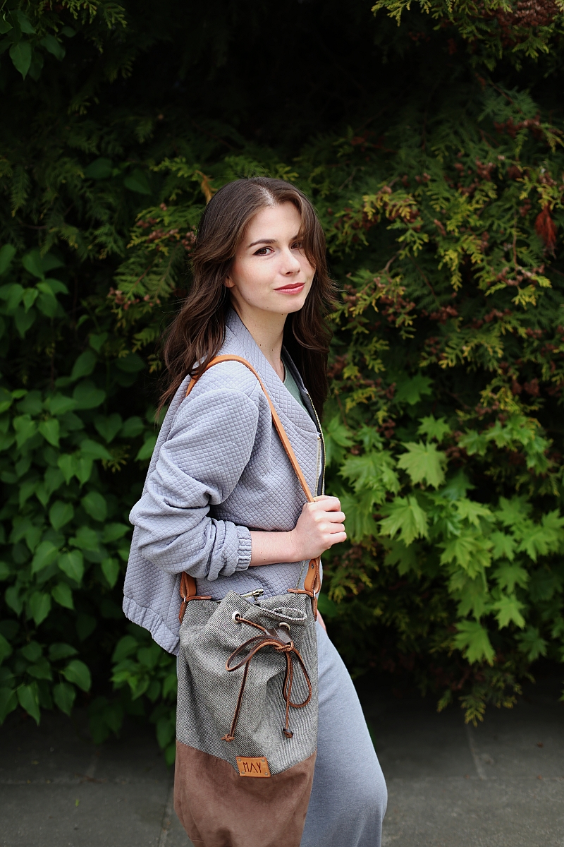 Skórzana torba-worek polskiej marki