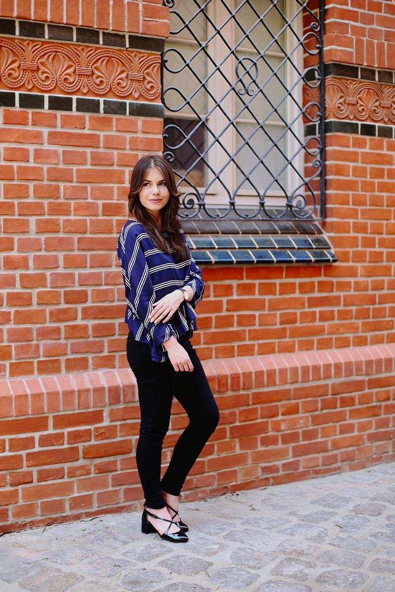 Romantyczny zestaw w czerni i granacie