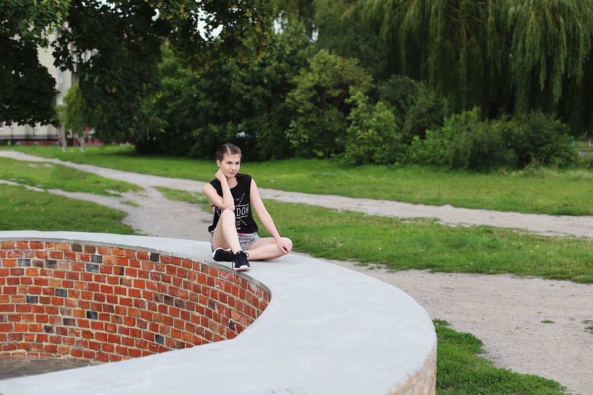 Blog modowy - sesja sportowa