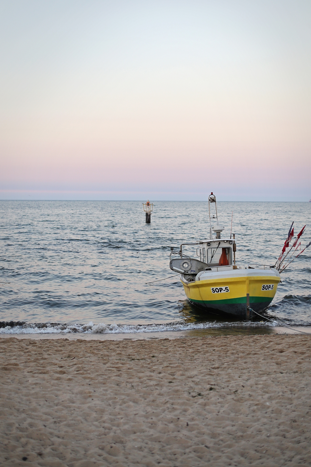 Zachód słońca nad morzem
