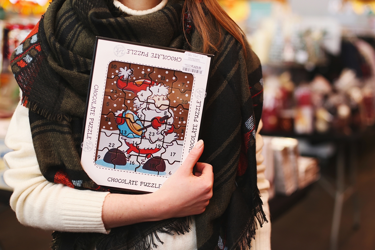 Świąteczne prezenty w TK Maxx - czekoladowe puzzle
