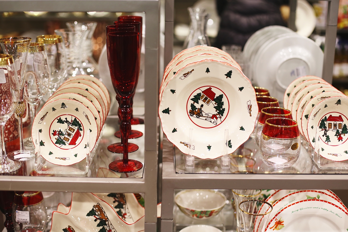 Świąteczne naczynia - talerze