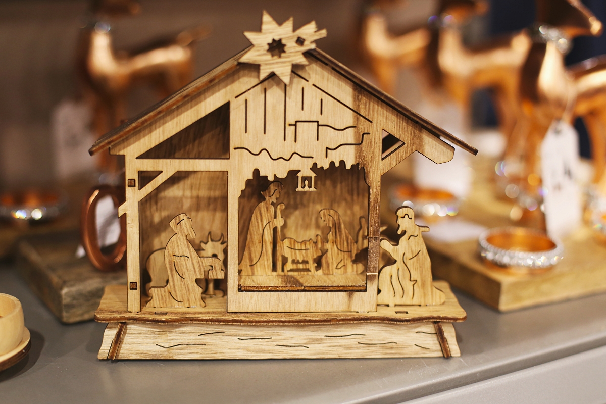 Drewniane ozdoby na święta
