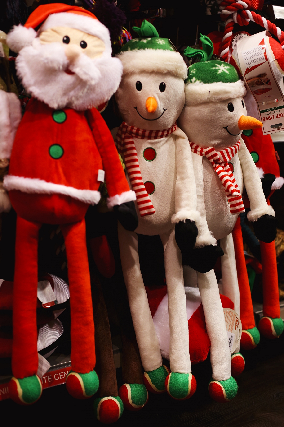 Świąteczne zabawki dla psów