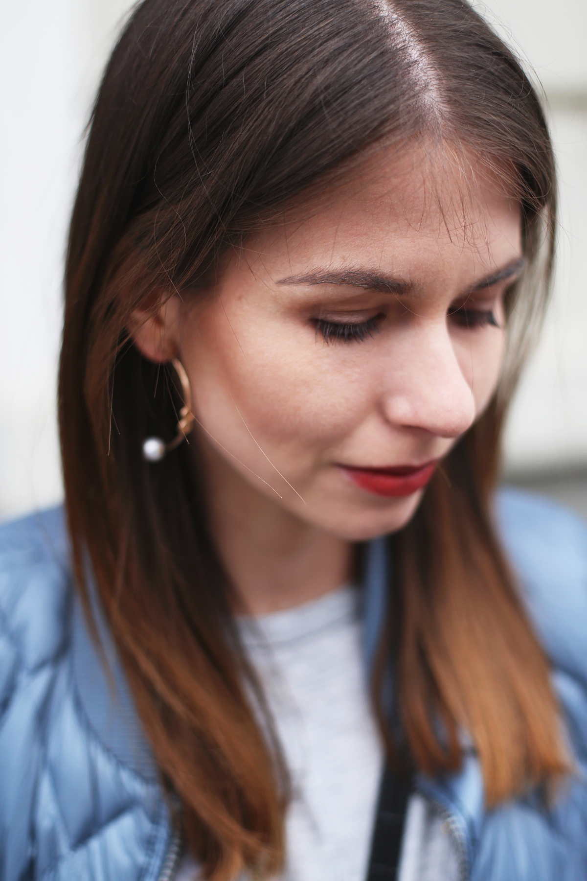 Naturalny make up/ kolczyki Lilou