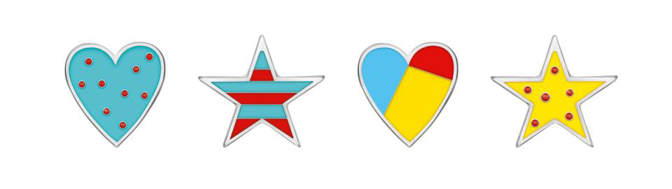 TK Maxx i Bizuu charytatywnie z okazji dnia dziecka - przypinki