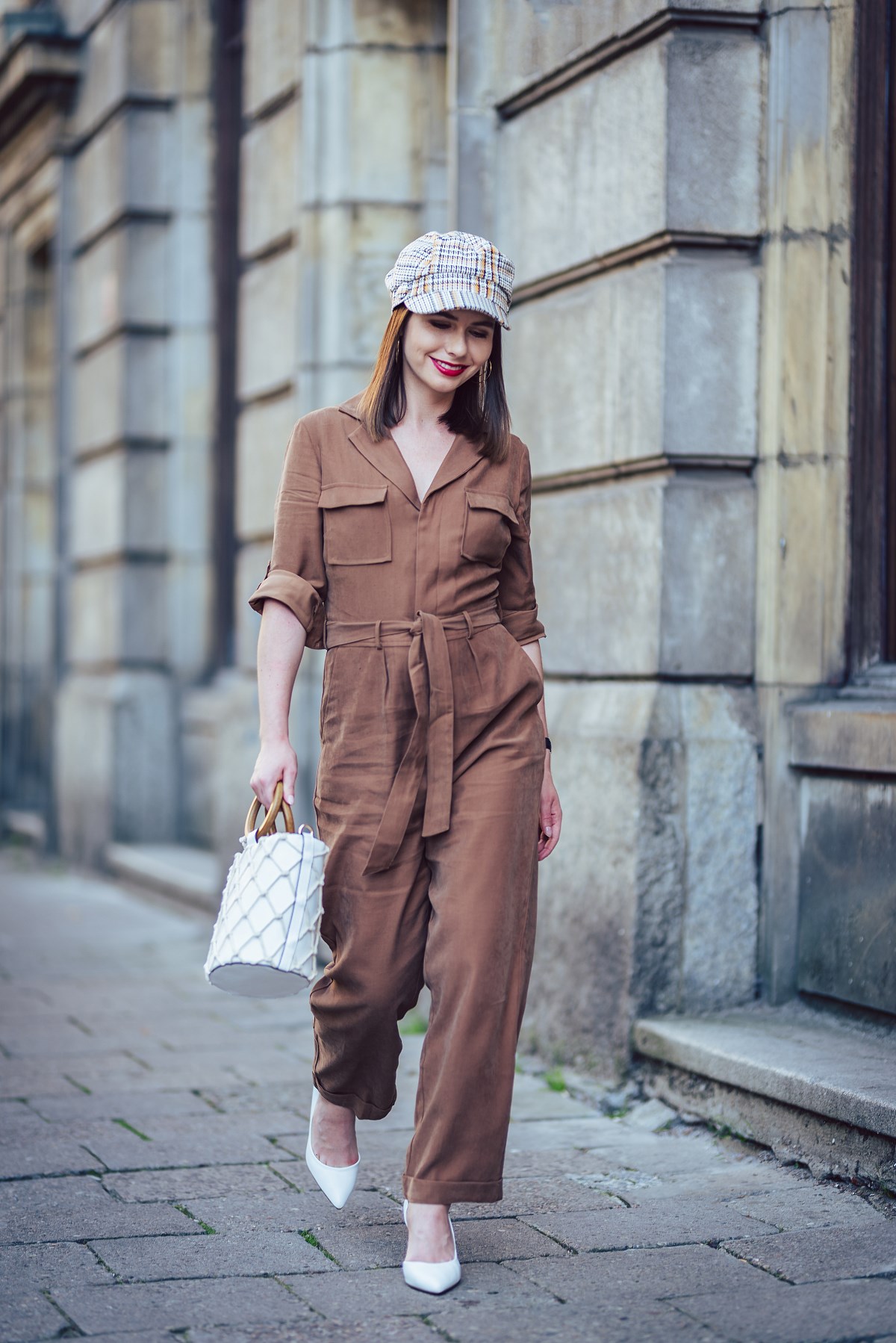 kombinezon z tencelu czapka bosmanka orsay