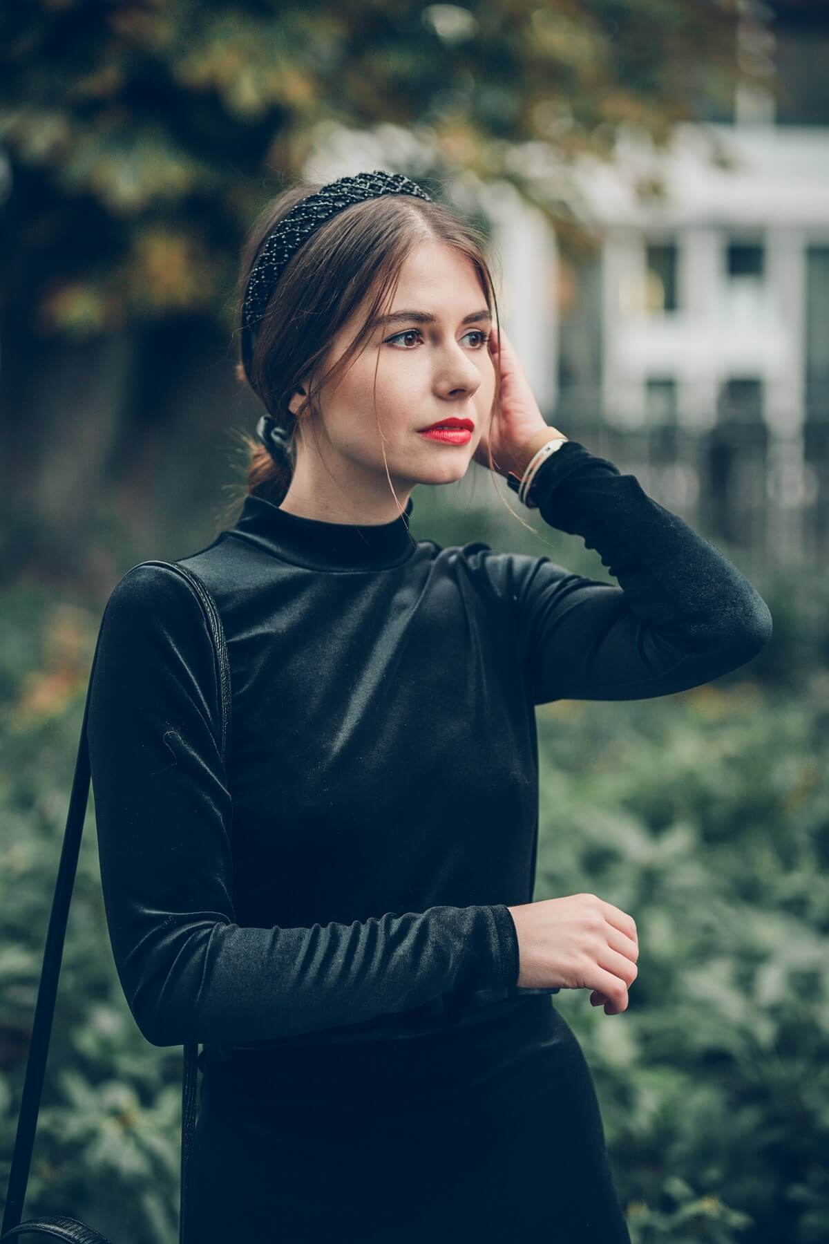 welurowa sukienka na święta