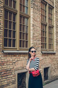 black red white stylizacja miejska blog modowy