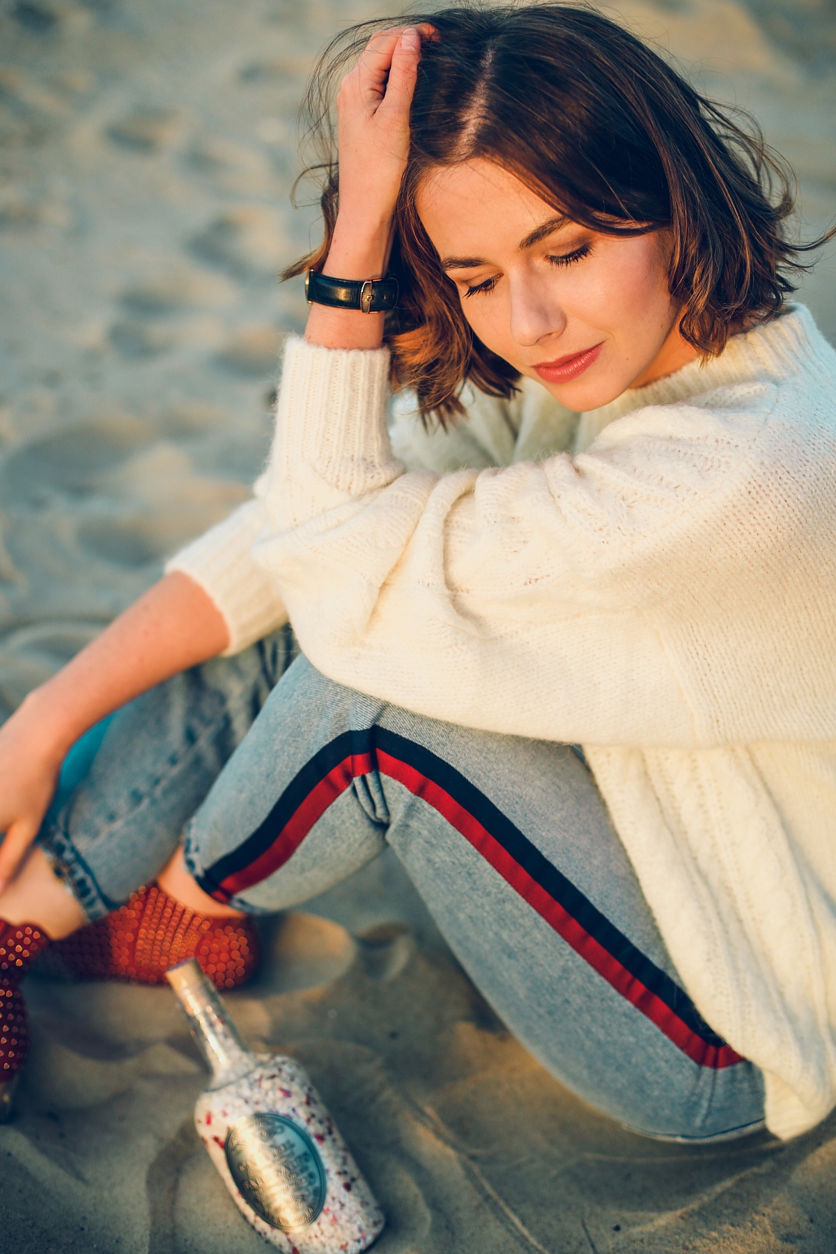 sesja na plaży blog modowy