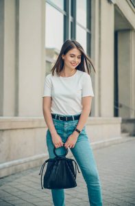 jak nosic jeans stylizacja blog modowy