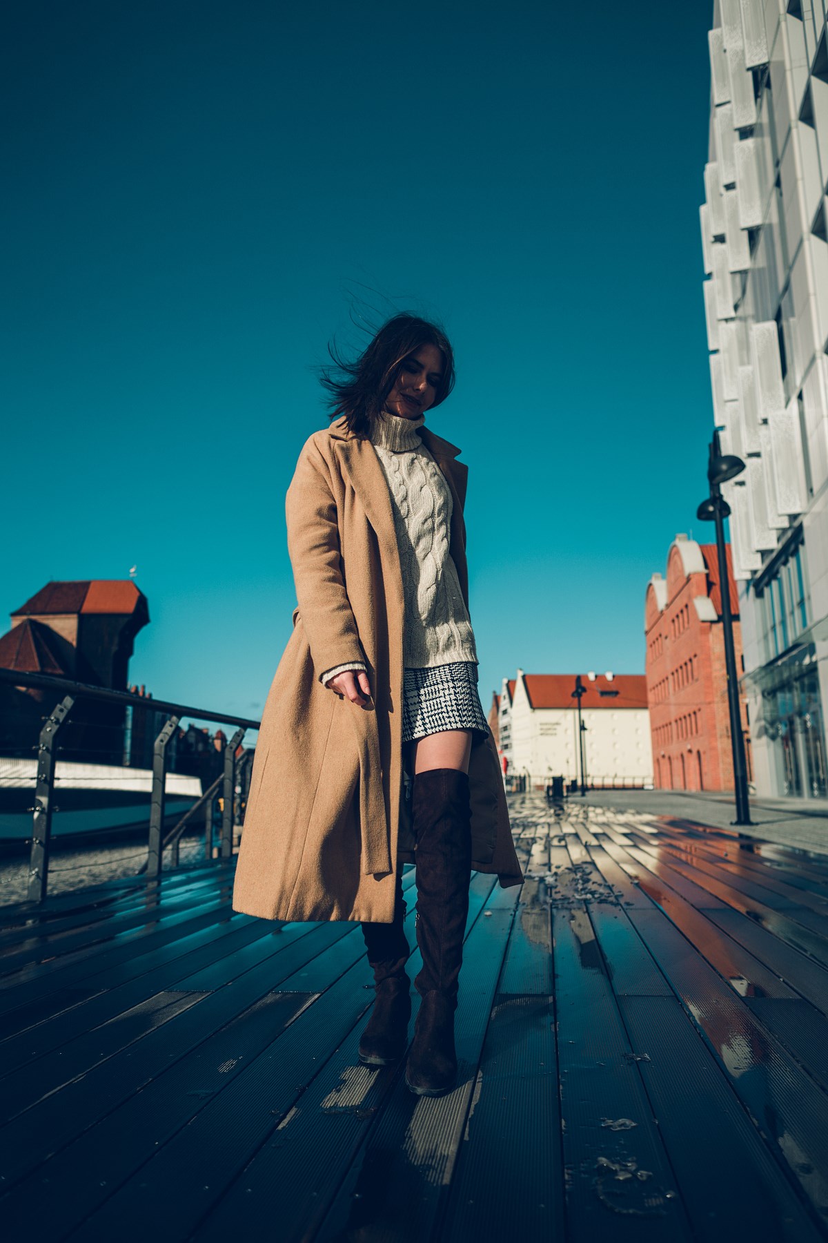 secondhand look  mini spódniczka  golf