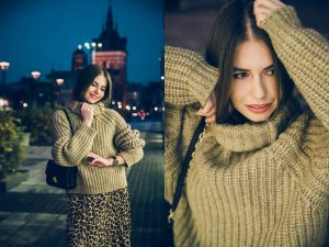 beżowy total look cętki forum gdańsk