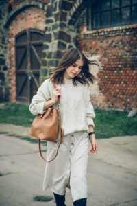 kremowy total look wittchen