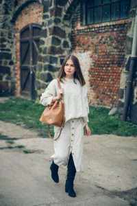 kremowy total look wittchen