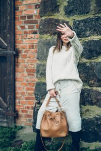 kremowy total look wittchen