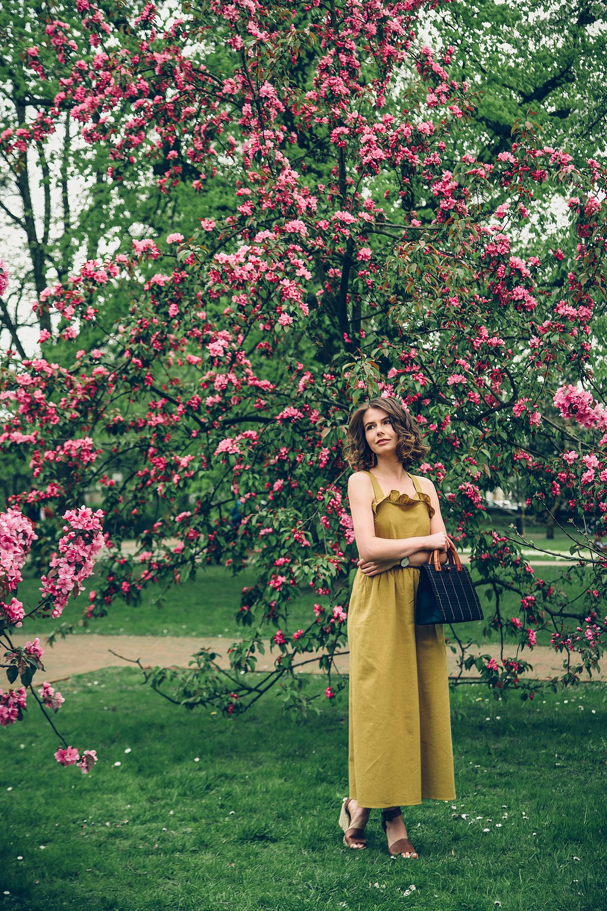 letnia sukienka z falbana blog modowy gdansk