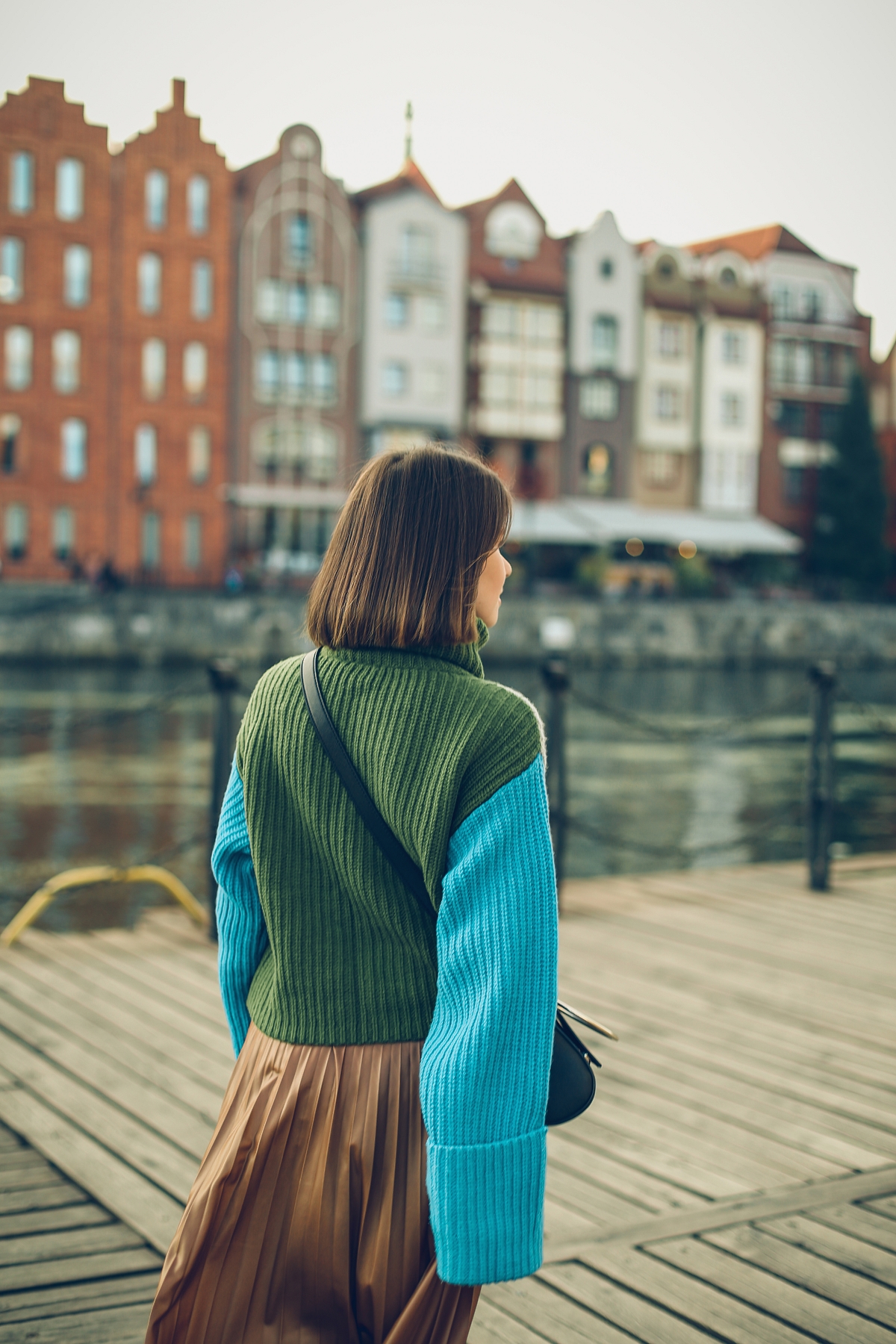 golf plisowana spodnica blog modowy stylizacja  gdansk