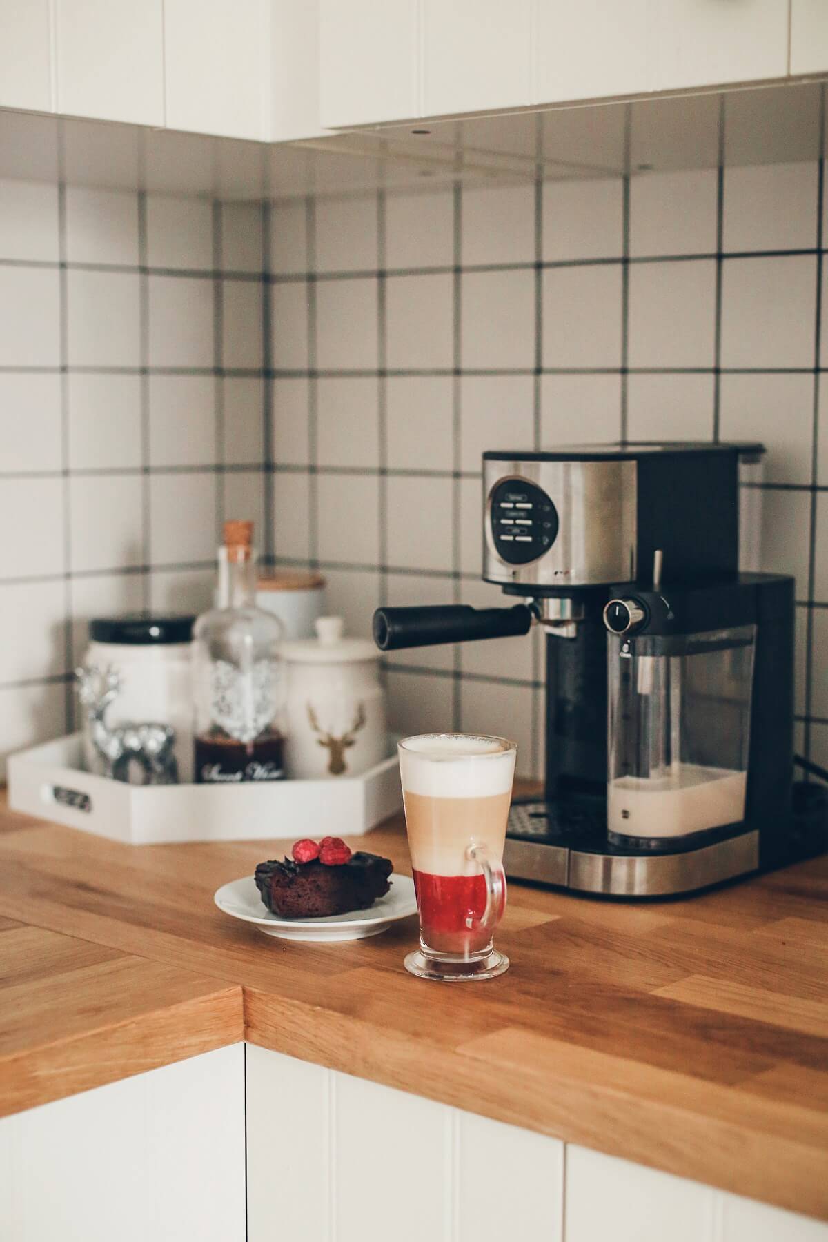 świąteczna kawa z malinami ekspres mpm