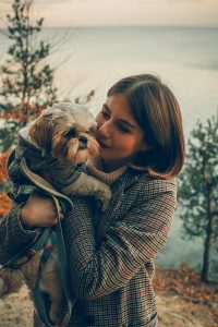 klif orłowski - jesienny look ootd - szczeniak shih tzu