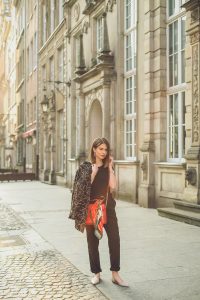 scarf print versace stylizacja orsay blog modowy