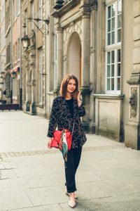 scarf print versace stylizacja orsay blog modowy